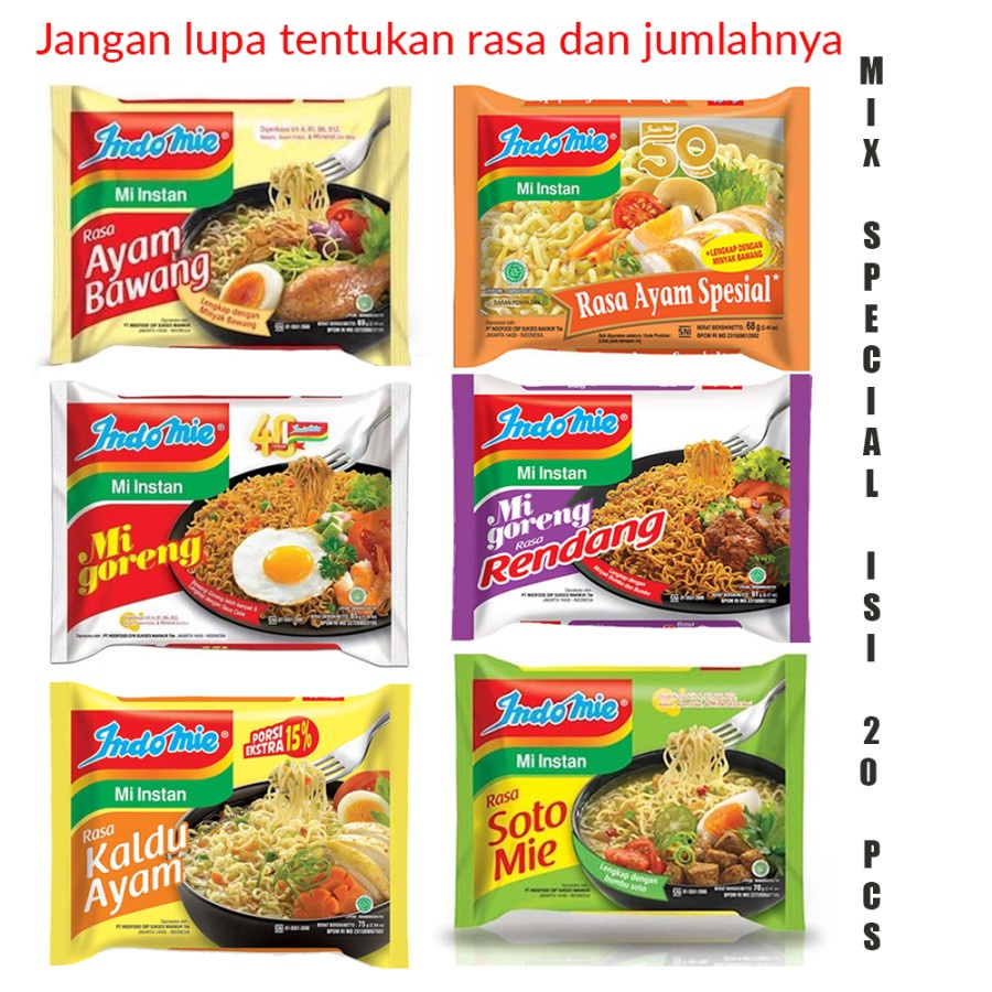 Jual Indomie Mie Instan Goreng All Variasi Indomie Shopee Indonesia