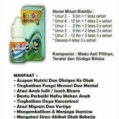 brainqu madu nutrisi suplemen anak