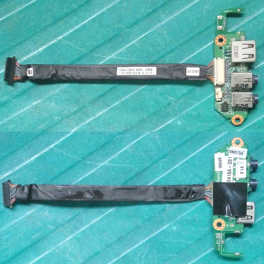 Board Audio Axioo Neon CNW E4121 Flexible Board Audio Axioo CNW E4121 Bord JAck Audio Axioo Neon CNW