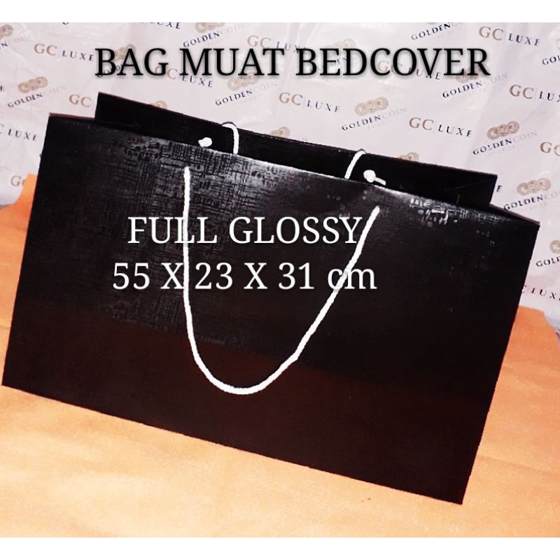 

BAG MUAT BED COVER/MUAT 2 HELM.WARNA GLOSSY PINK/GLOSSY BLACK.