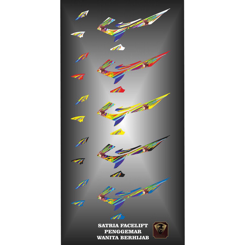 STIKER VARIASI SATRIA FU NEW 2014-2015