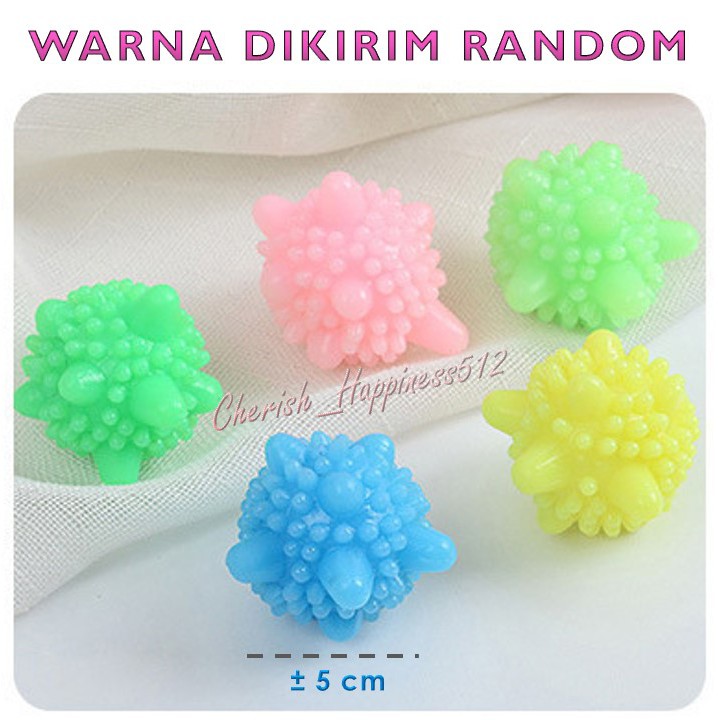 Bola Karet Mesin Cuci (Washing Laundry Ball) Alat Bantu Cuci Pakaian