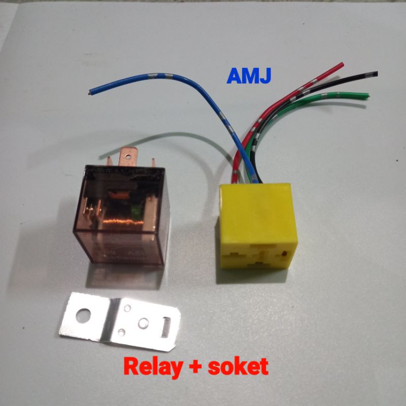 (1SET)SOKET SOCKET + RELAY KLAKSON