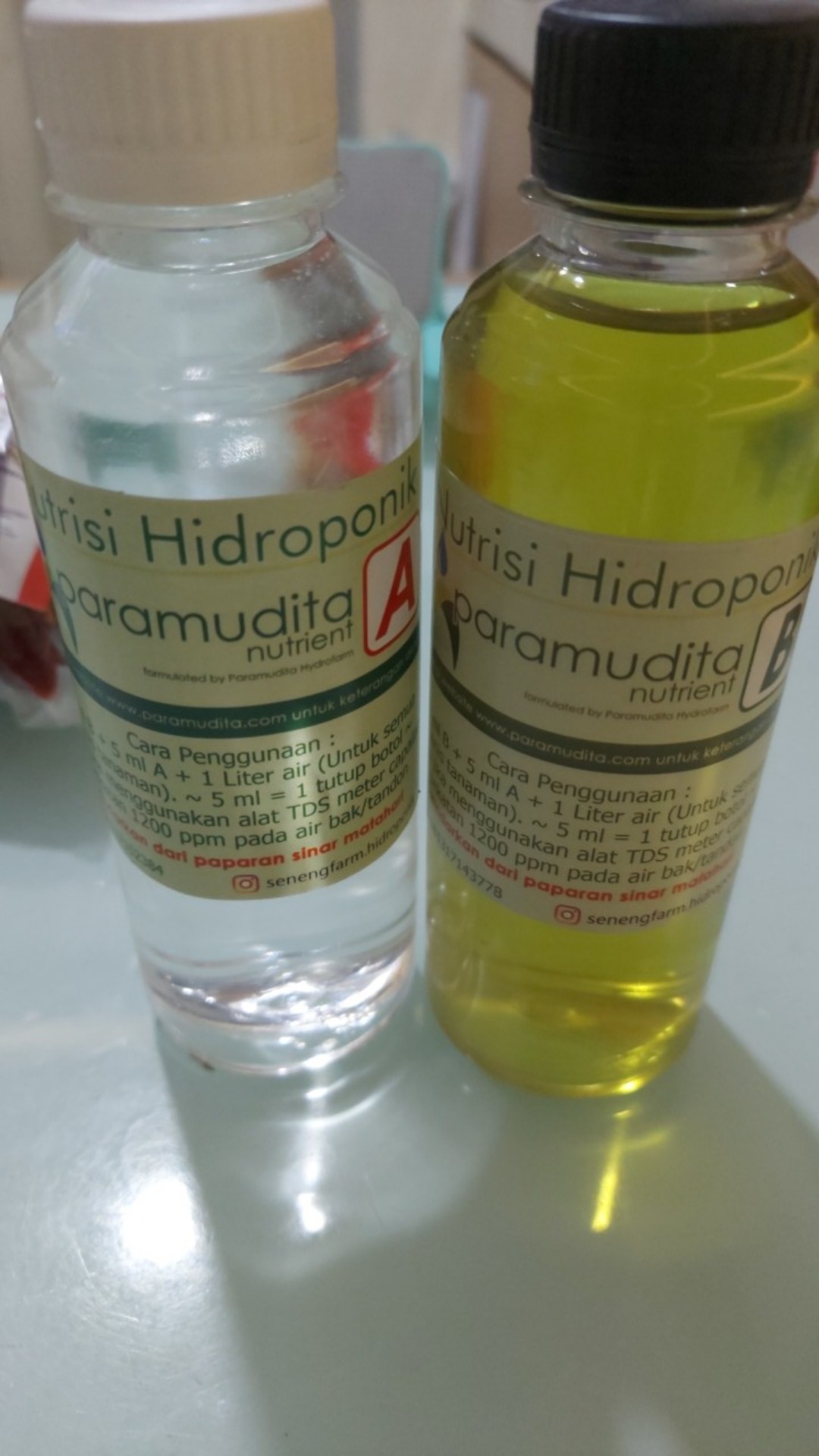 Nutrisi Sayuran Daun Hidroponik Ab Mix Paramudita 250ml Cair
