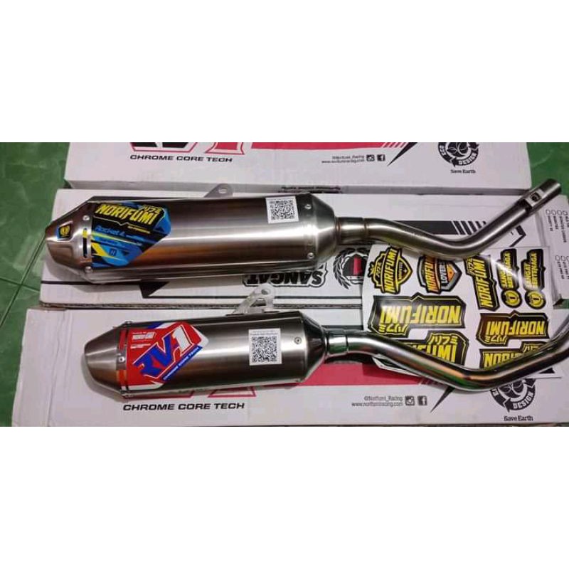 knalpot norivumi rv1 n4 original klx crf