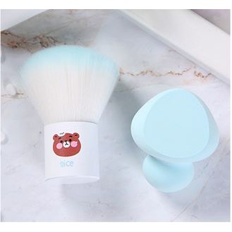 ILAHUI Powder Puff and Make up Brush/Make up spoge/Make up puff/Brush