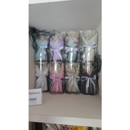 mini edelweiss / edelweiss tabung mika /wisuda