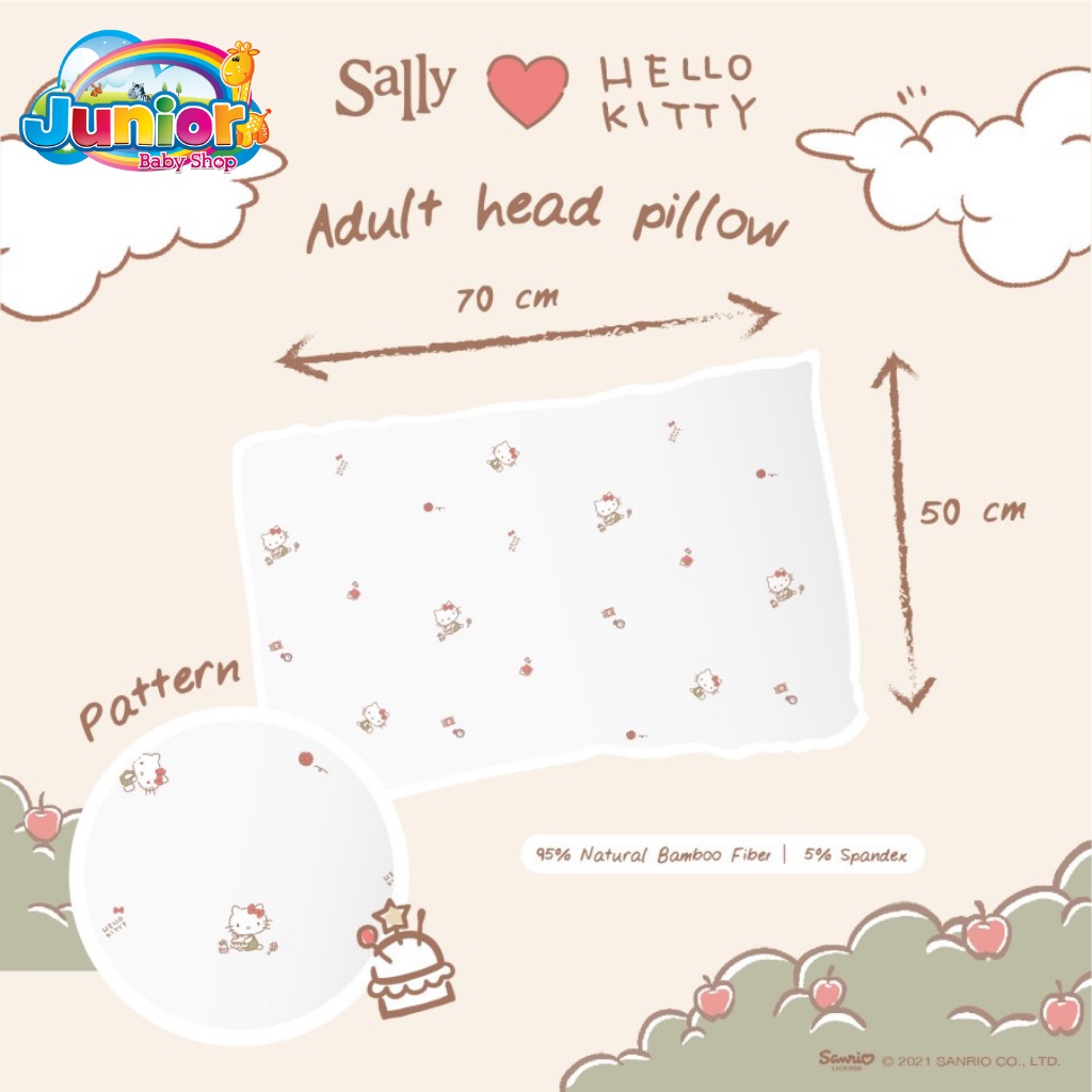 Friends Of Sally Adult Head Pillow Hello Kitty