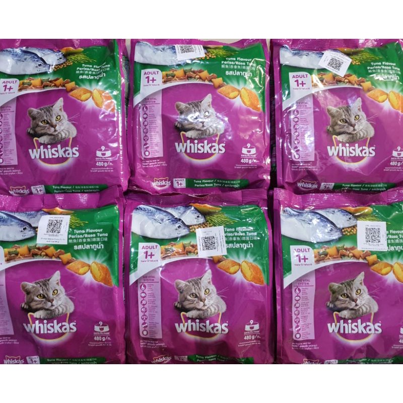 Jual Whiskas Makanan Kucing Dry/ kering For Adult 480g Shopee Indonesia