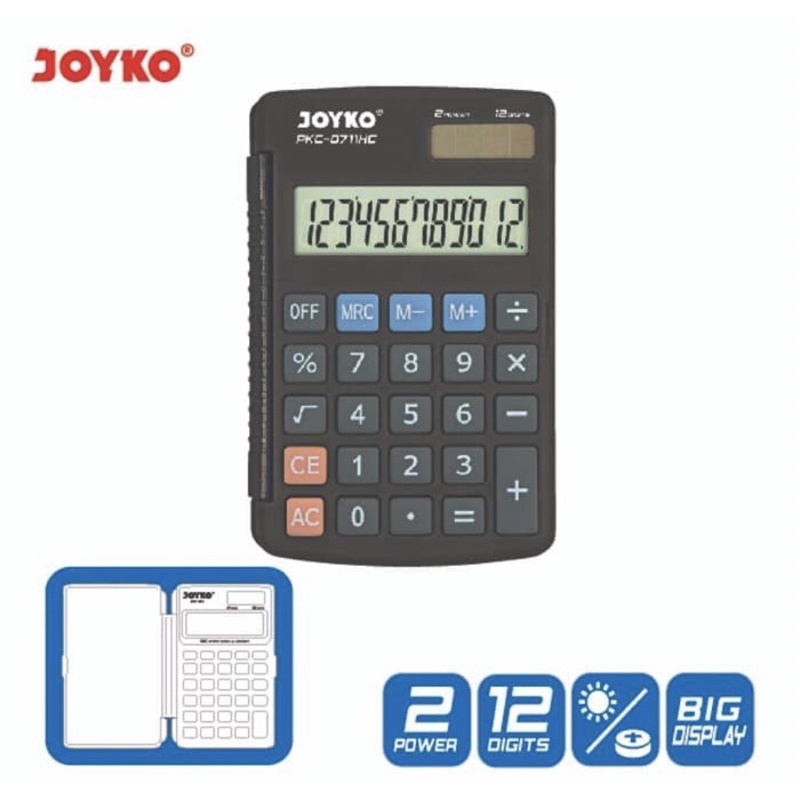 

KALKULATOR MEREK JOYKO PKC-0711HC 12DIGITS