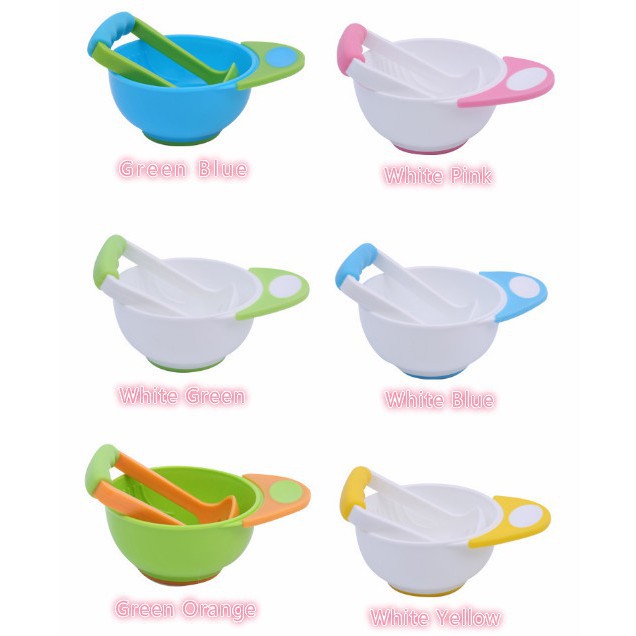 Mangkuk Penggiling Buah Bahan Food Grade BPA Free Untuk Bayi