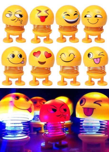 BONEKA EMOJI PER LAMPU - SPRING DOLL