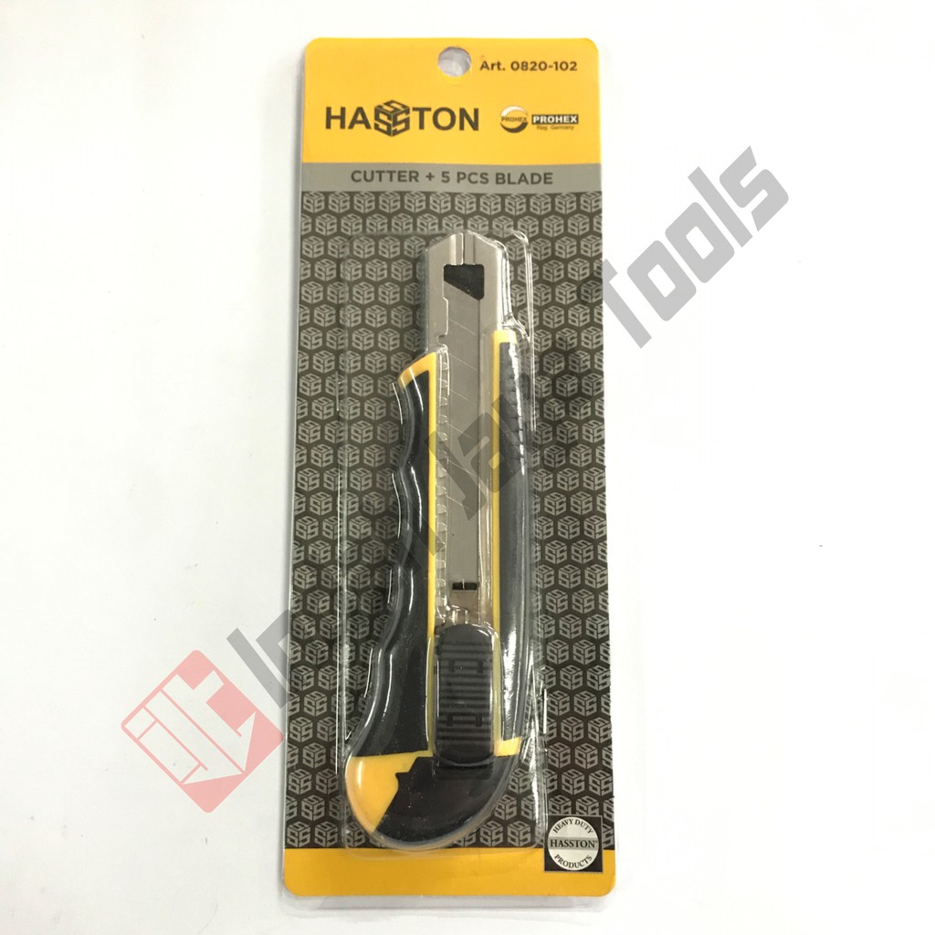 HASSTON PROHEX Cutter Plastik - Pisau Cutter 0820-102