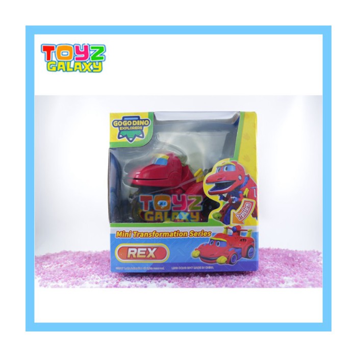 GOGO DINO MINI TRANSFORMATION REX - ORIGINAL TERBARU murah Berkualitas