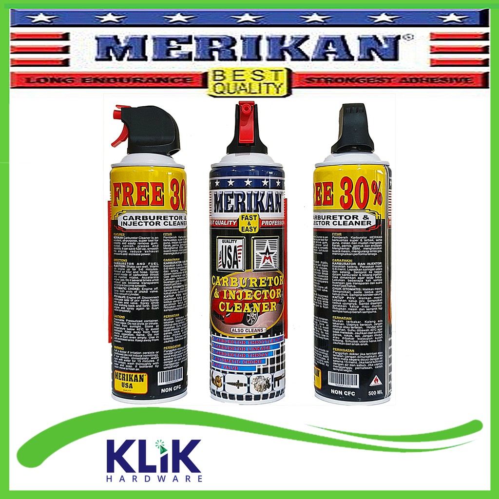 Merikan Injector Injection Carburator Cleaner 500 ml Pembersih Karburator Injeksi