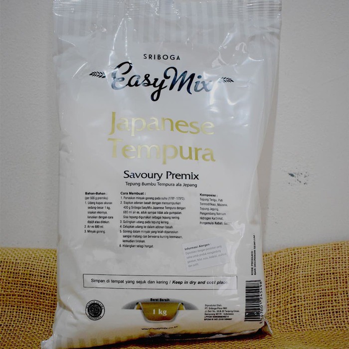 

Tepung Bumbu Easy Mix JAPANESE TEMPURA By Sriboga