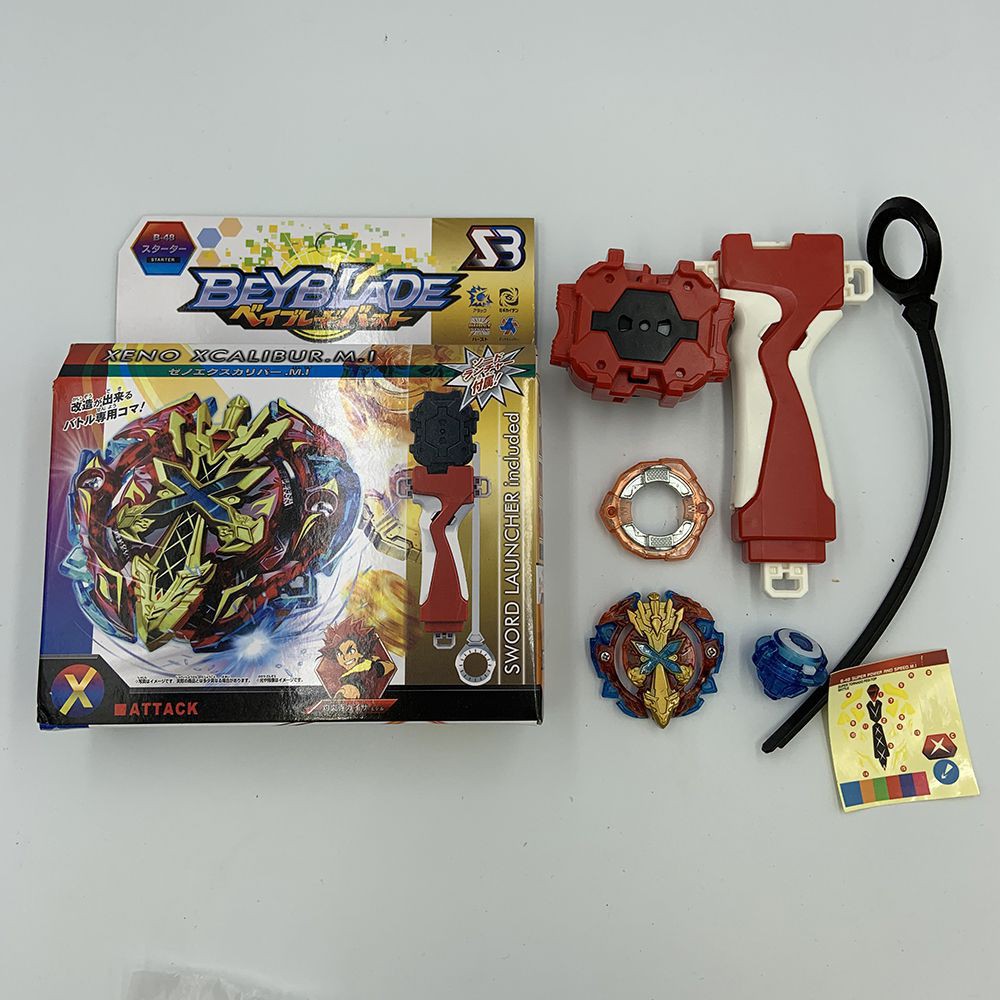 Mainan Beyblade Burst B48 Xeno Xcalibre excalibre Dengan launcher Untuk Anak