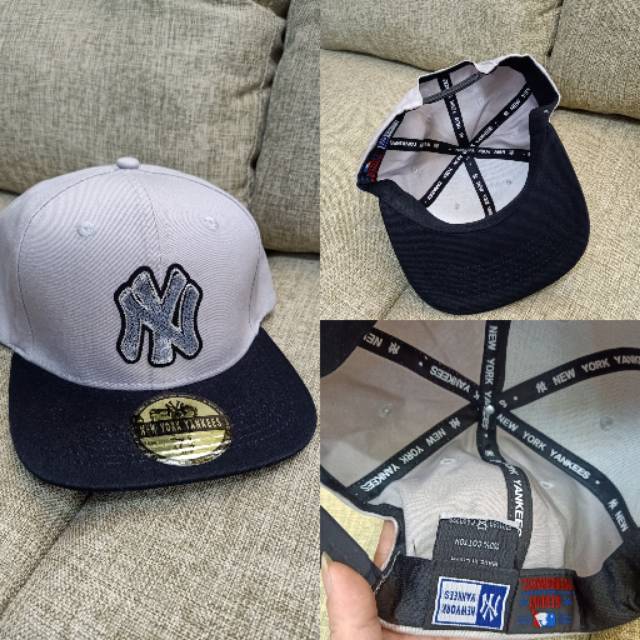 Topi snapback NY Newyork yankees abu import