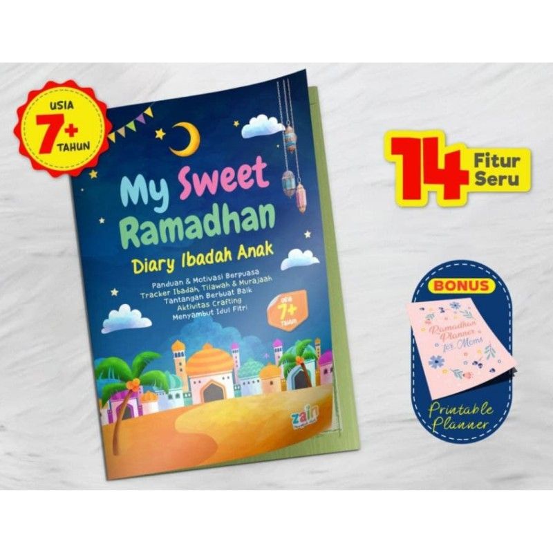 

buku aktivitas ramadhan anak my sweet ramadhan dari zain