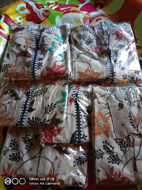Maura Couple - Sania Ruffle Batik Couple Ori Ndoro Jowi Garansi Termurah Shopee - Batik Modern Solo