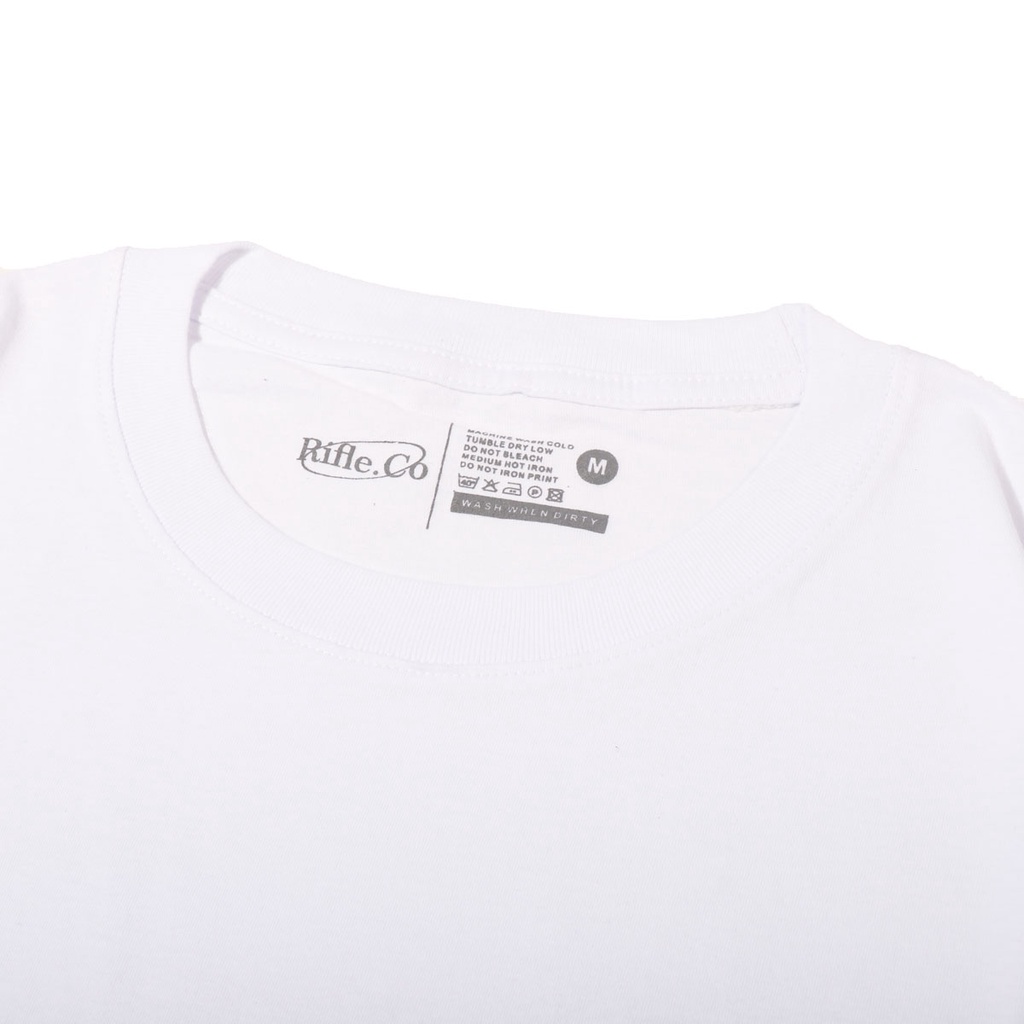 Rifle.co T-shirt white best friend