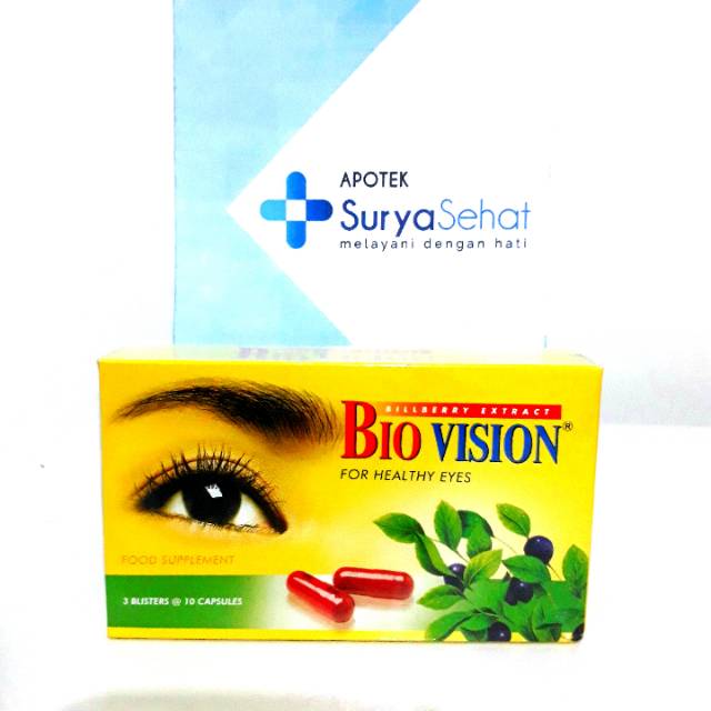 Bio Vision isi 10 Kapsul - Vitamin Mata Lelah biovision