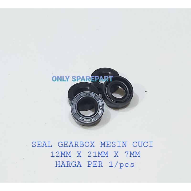 seal sil  gearbox mesin cuci 12MM X 21MM X 7MM