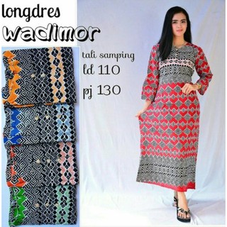 DS0059 Longdress wadimor gamis  batik  baju  tidur dada 