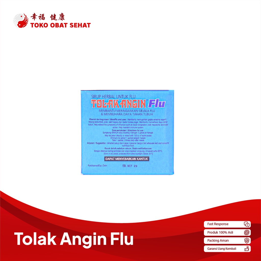 TOLAK ANGIN FLU SIDOMUNCUL - TOLAK ANGIN - OBAT FLU DAN PILEK HERBAL