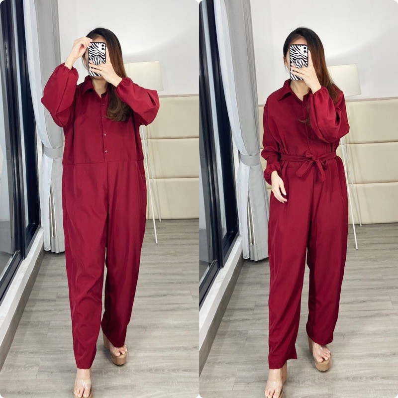 jumpsuit jumbo wanita Ld 120/ jumsuit bigsize K 01333