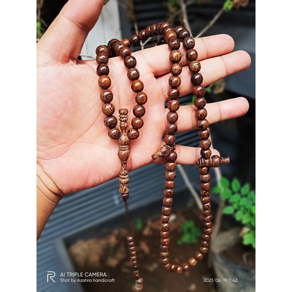 tasbih galih johar tasbih kayu johar 8 mm