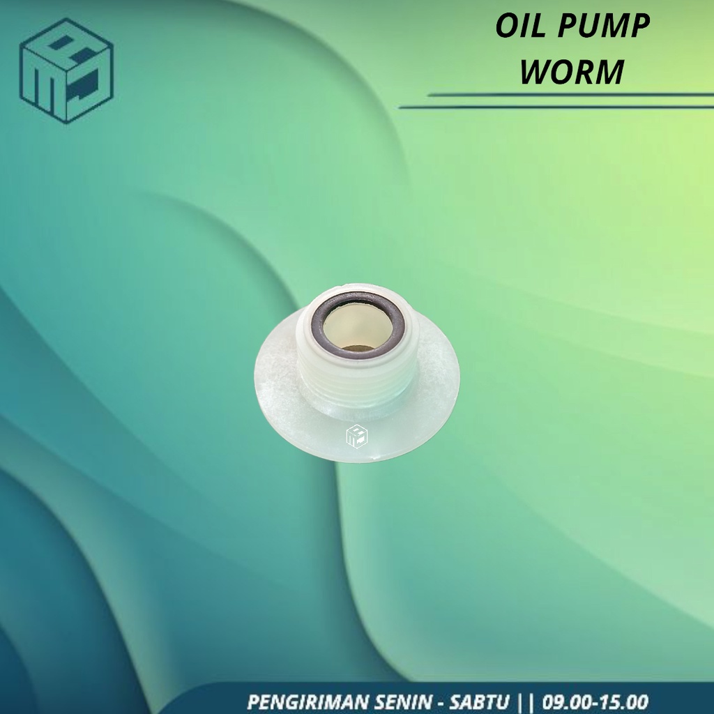 Roda Pompa Oli Oil Pump Gear Plastik Worm Chainsaw Kecil 5200 5800
