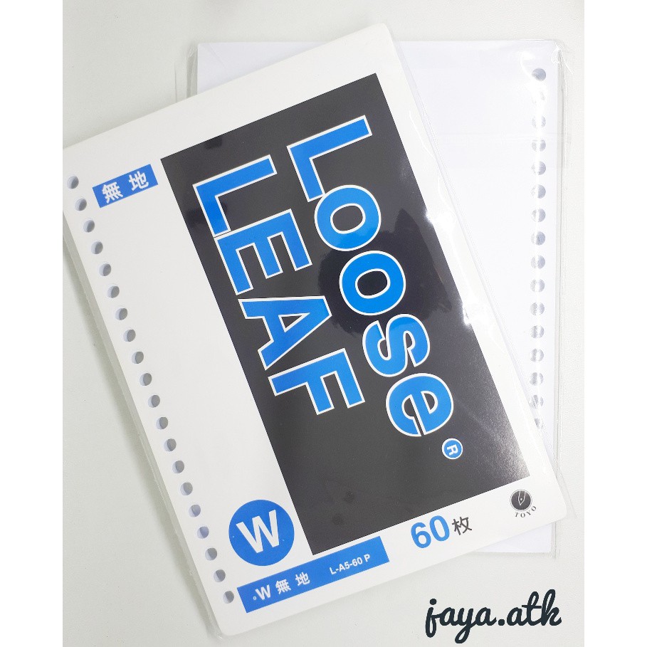 Loose Leaf Polos 80gsm Toyo A5 60 Lembar