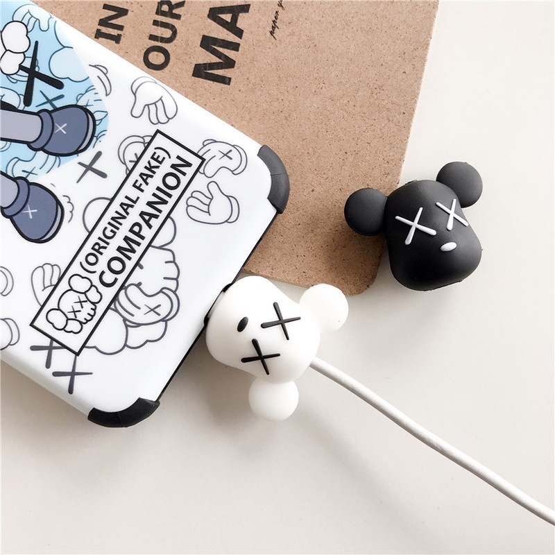Hot Sale/1Pcs Buah Buahan Lucu Makanan Pelindung Kabel Cord Kawat Kartun Perlindungan Mini Silikon Penutup Pengisian Kabel Winder Untuk Kabel Charger
