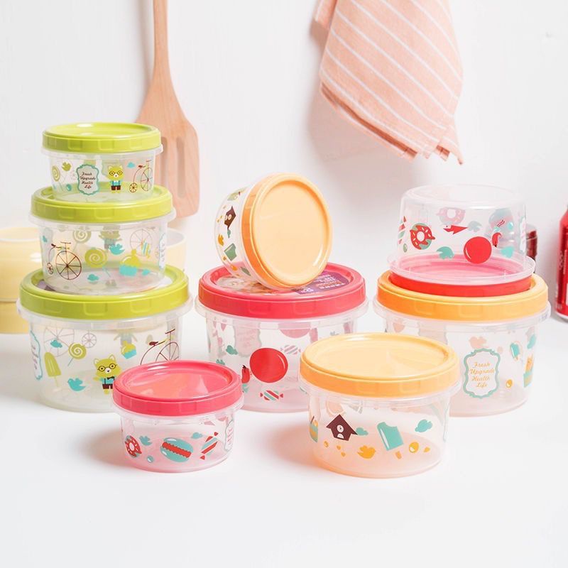 Toples 3 in 1 Food Container Tempat Makan Karakter Isi 3 Pcs