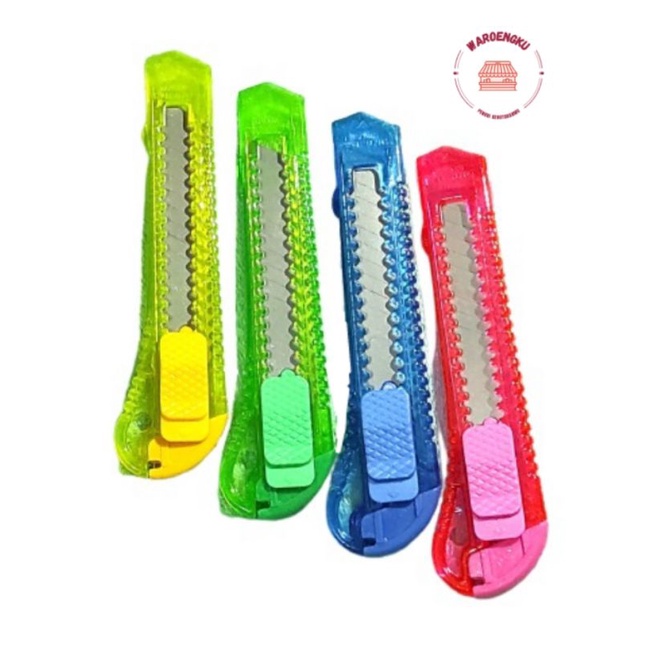 

PISAU CUTTER BESAR / PISAU CUTTER / PISAU CUTTER WARNA WARNI / PISAU CUTTER TAJAM