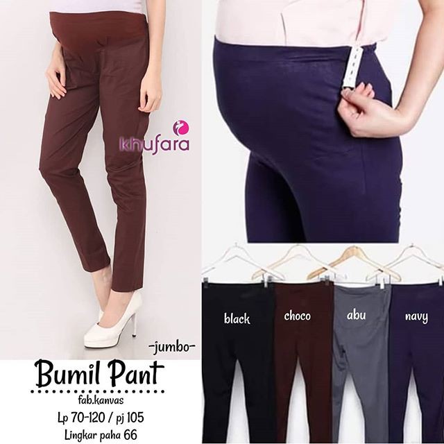  CELANA  HAMIL BUMIL  MATERNITY KATUN STRECH Kerja  formal 
