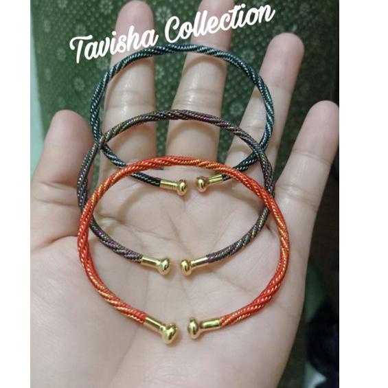 ❂ Pandora mur/gelang tali/gelang tali Pandora/gelang kawat pandora ヽ