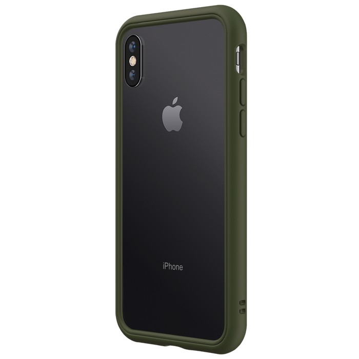 Rhinoshield Crashguard NX Bumper Case Iphone XS Max Camo Green