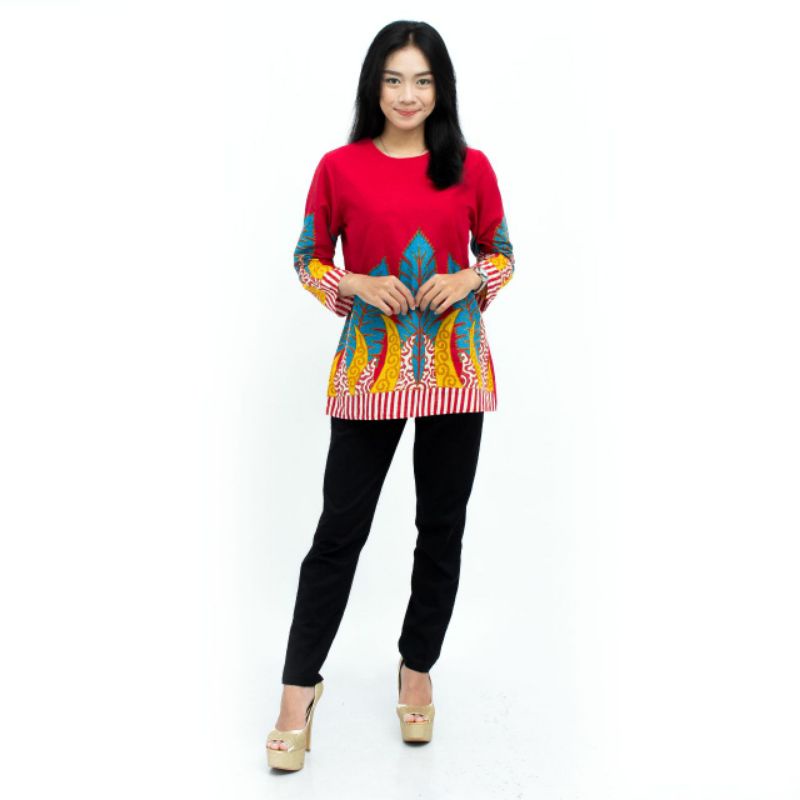 Atasan Batik Wanita PPBTK07 Modern Batik murah Cassual Atasanbatik Wanitabatik /Atasanwanita...-1