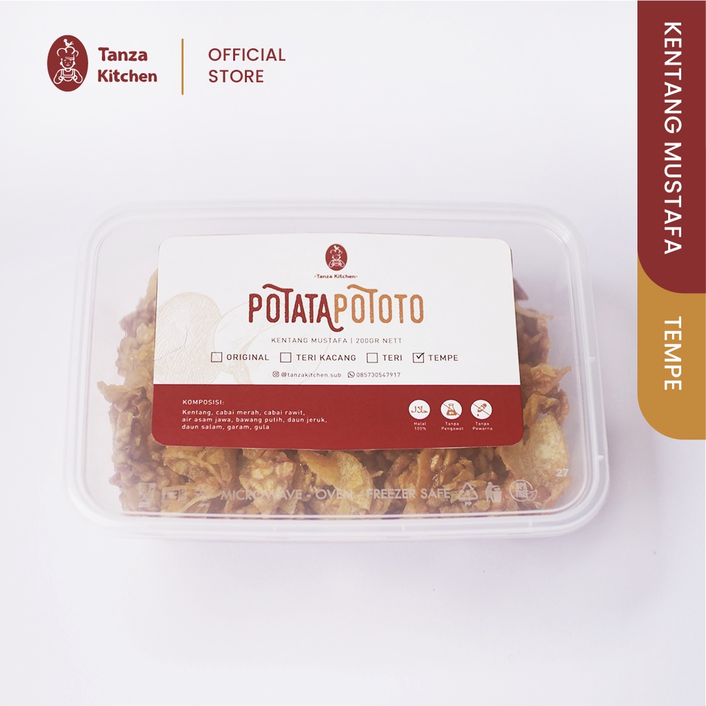 

Kentang Mustafa Varian Tempe “Potata Pototo” 200gr