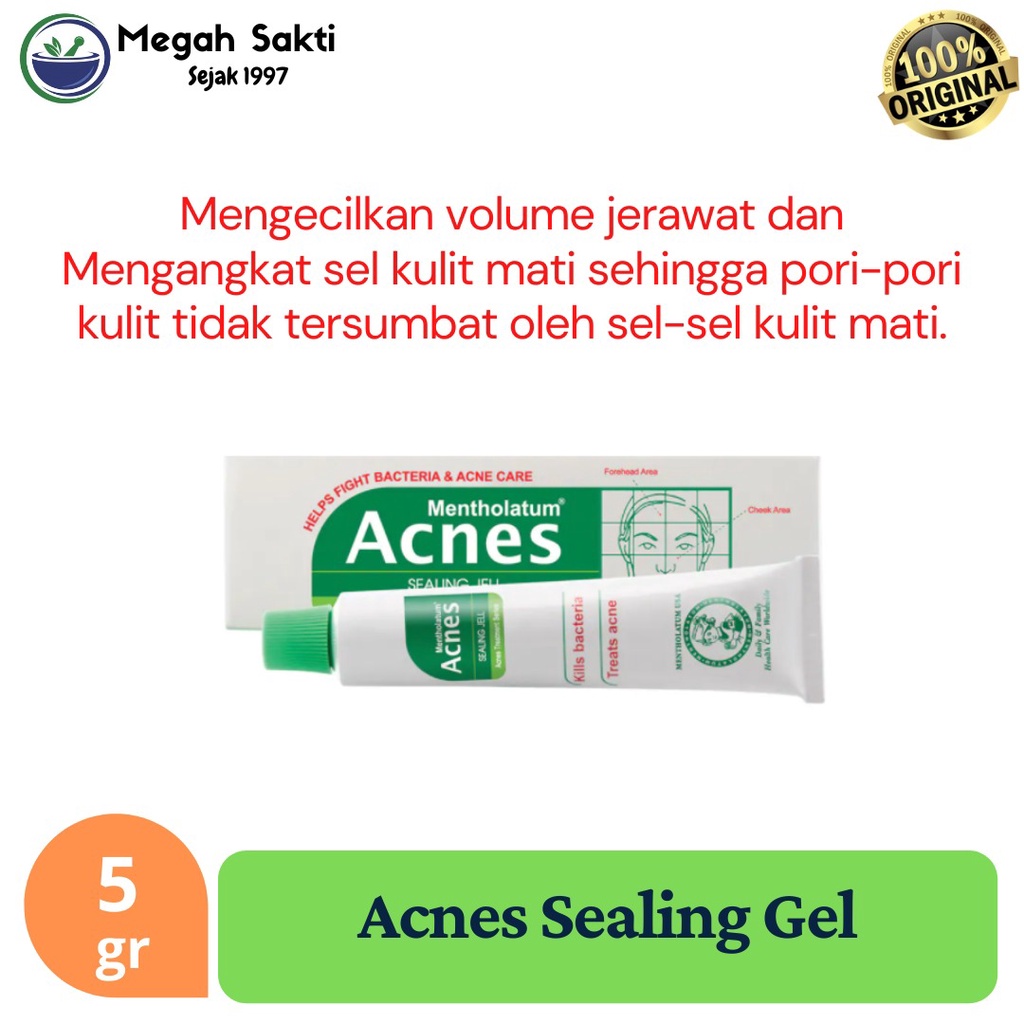 Megah Sakti - Acnes Sealing Jell Gel Gel anti jerawat 5 gR