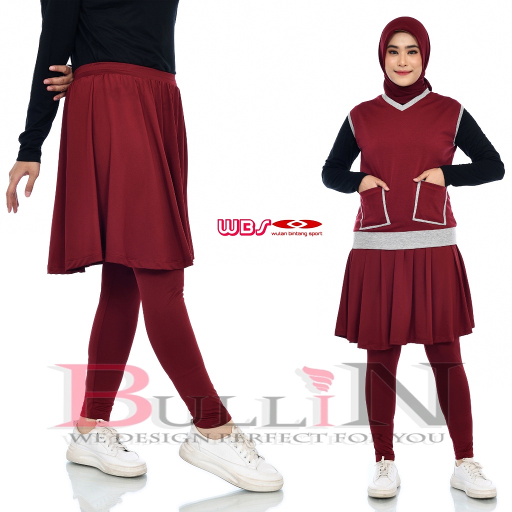Leging Rok Senam Jumbo / Leging Payung Dewasa Wanita/leging rok kekinian