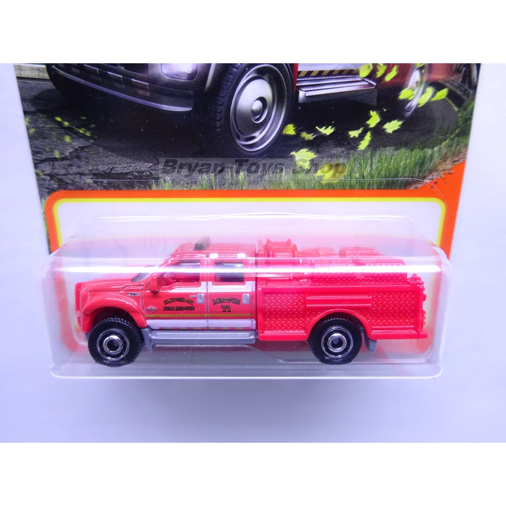 Matchbox Ford F-550 Super Duty Merah