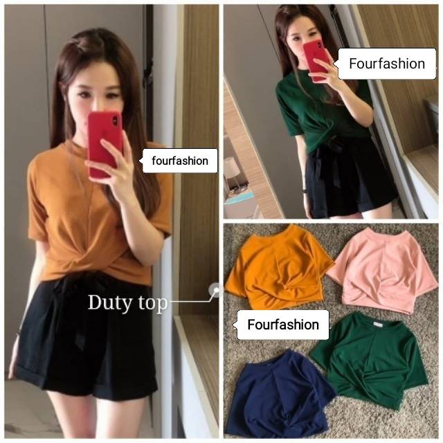 Fourfashion DULY TOP BAHAN SPANDEX UKURAN ALLSIZE FIT L 1R