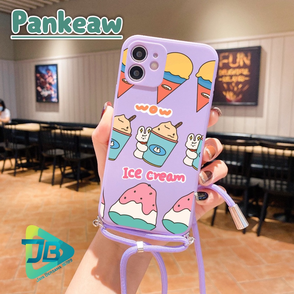 SOFTCASE SILIKON SLINGCASE TALI LANYARD STRAP PHONE MACARON PELINDUNG KAMERA PANKEAW OPPO VIVO SAMSUNG XIAOMI REALME IPHONE ALL TYPE JB5315