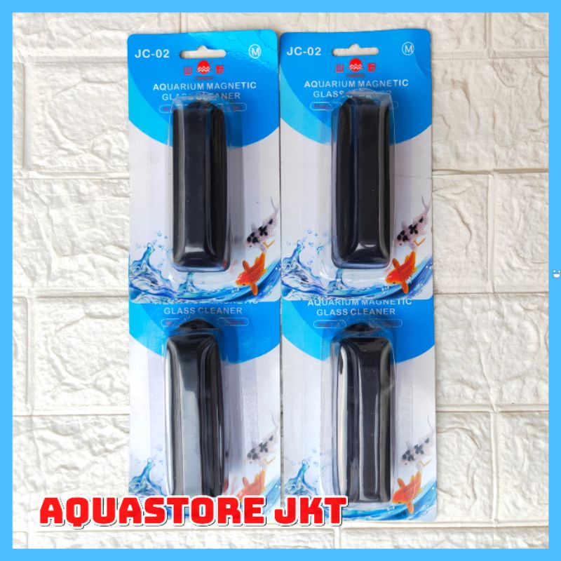 MAGNET PEMBERSIH KACA AQUARIUM AQUASCAPE SIZE (M) MEDIUM YAMANO JC 02