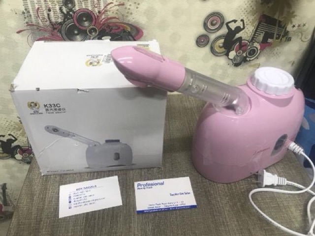 Alat kecantikan uap wajah mini portable hot steamer vapozone