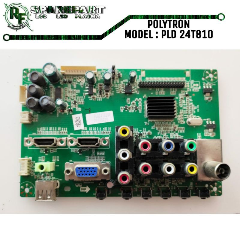 MB TV LED POLYTRON PLD24T810 Mainboard tv polytron pld 24t810