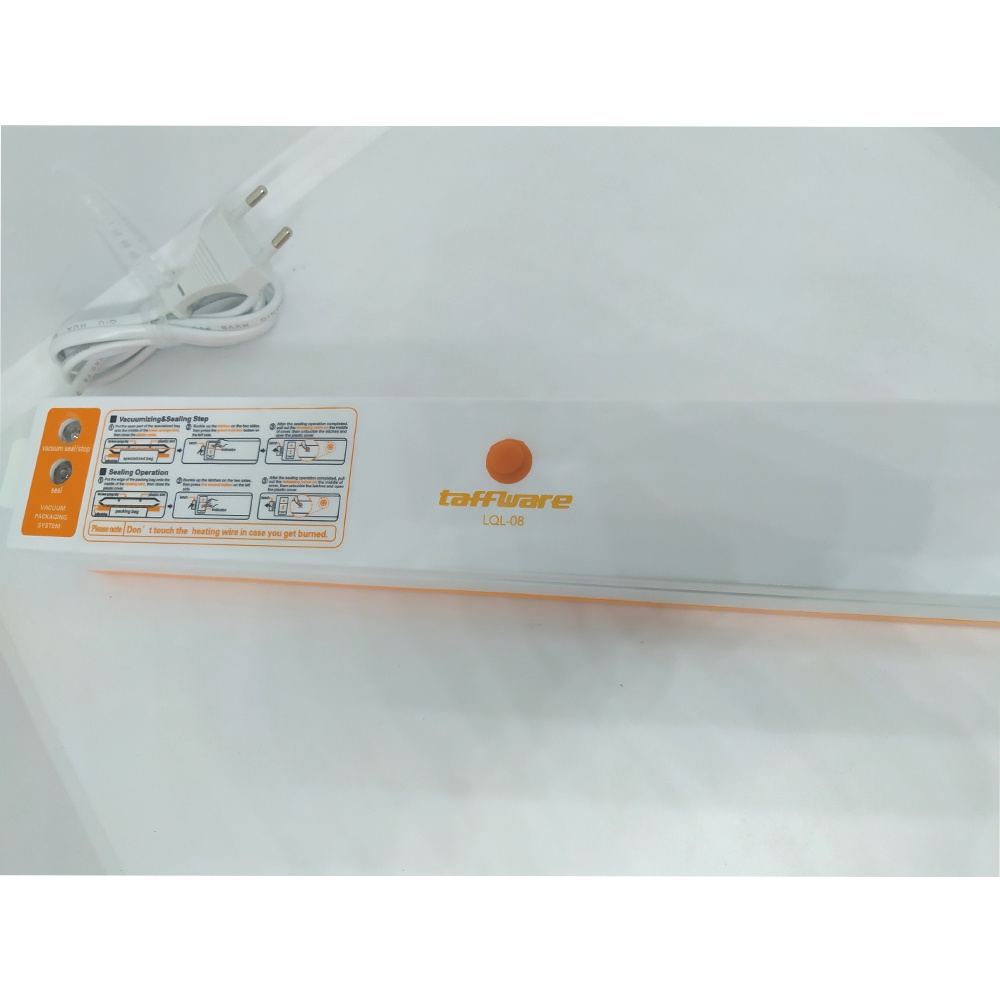 Vacuum Sealer Taffware Sealer Elektrik Plastik Pembungkus Makanan 220V 100W - LQL-08 - White